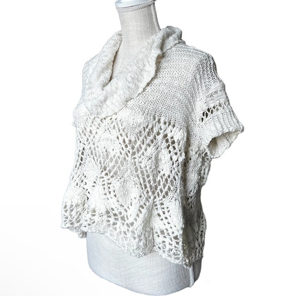 Free People Women's Eternal Delight
Cowl-Neck Pullover Top Open Knit Siz… - Picture 2 of 6